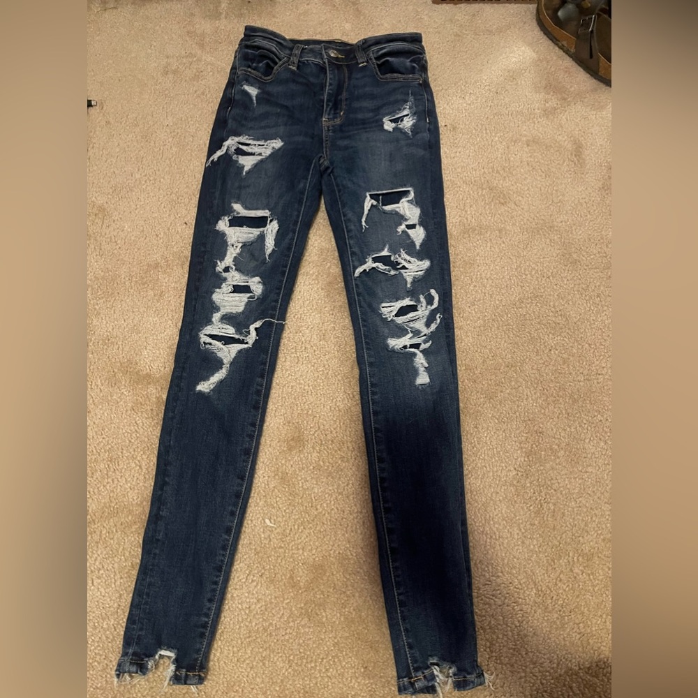 size 0 short high waisted jeans